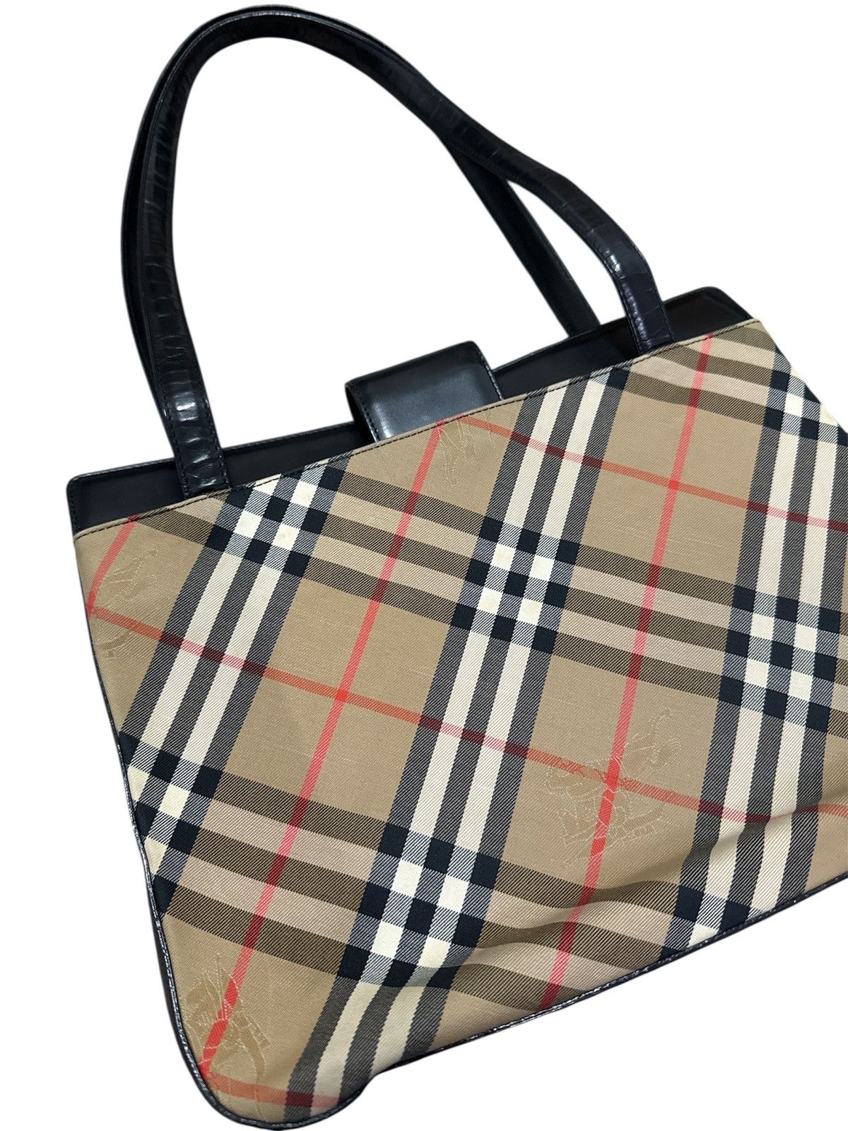Burberry Vintage burberrys nova check handbag Size ONE SIZE - 3 Thumbnail