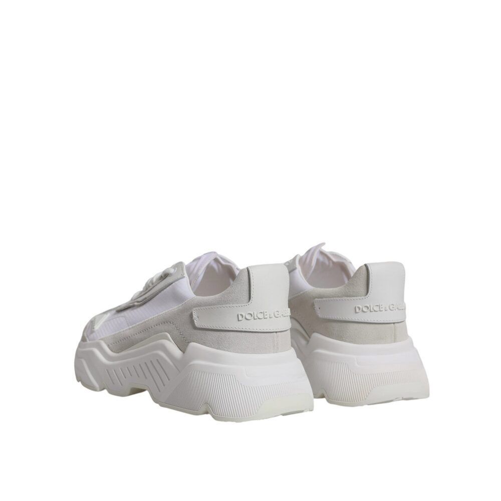 Dolce & Gabbana Dolce & Gabbana White Leather Daymaster Low Top Sneakers Sho Size US 6 / EU 39 - 5 Thumbnail
