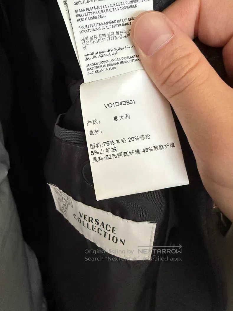 Versace Versace Woolen coat Size S / US 4 / IT 40 - 6 Thumbnail