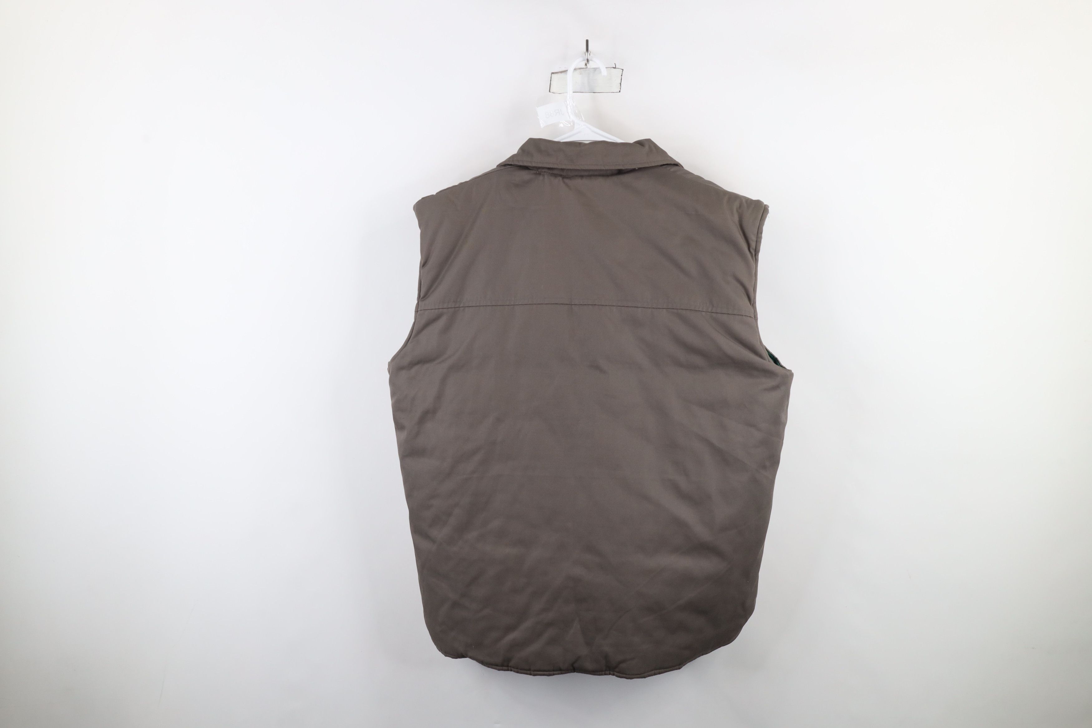 Vintage Vintage 90s Streetwear Lined Full Zip Puffer Vest Jacket Size US XL / EU 56 / 4 - 11 Thumbnail