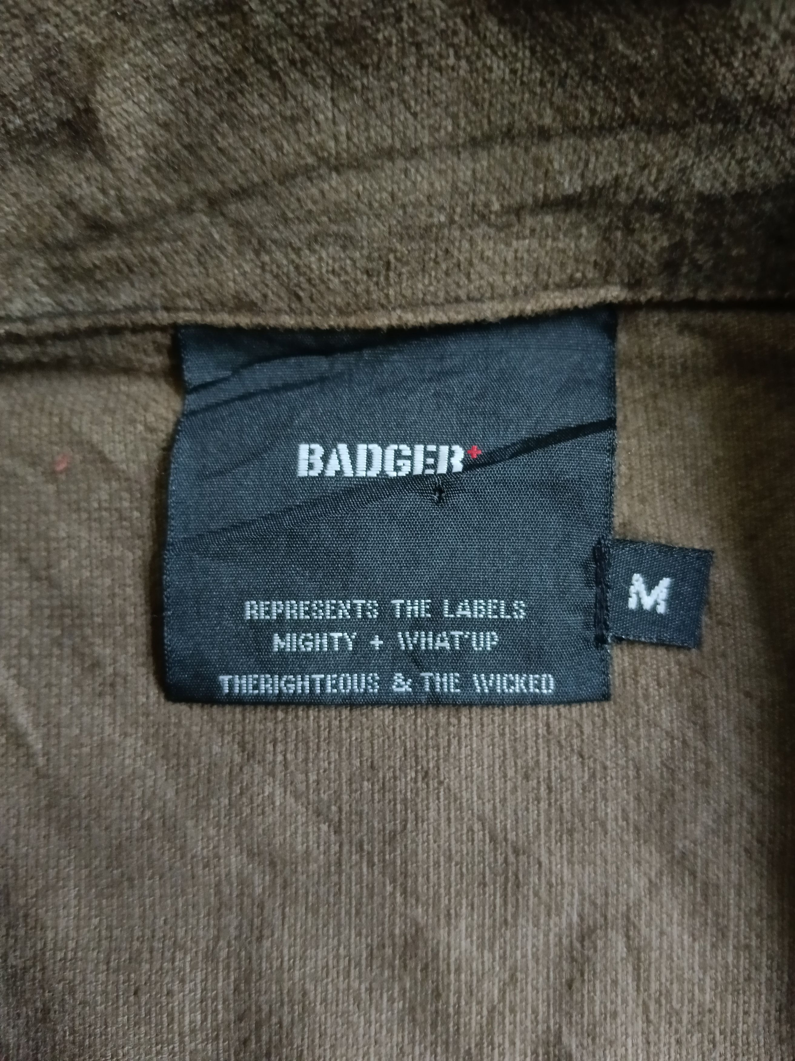 Japanese Brand BADGER SEDI COULDUROY JACKET DOUBLE COLLAR Size US M / EU 48-50 / 2 - 8 Thumbnail