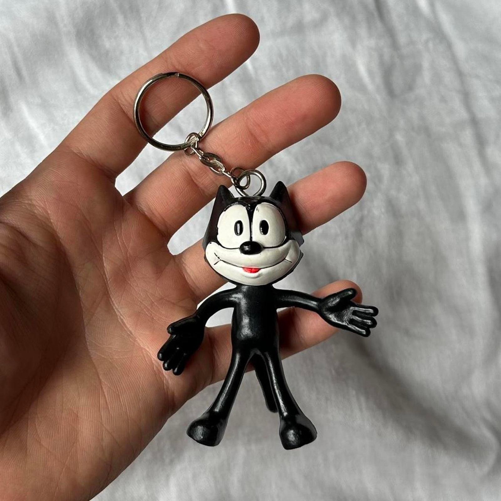Vintage Vintage Felix The Cat Flexible Tv Show Keychain Figurine Size ONE SIZE - 2 Thumbnail