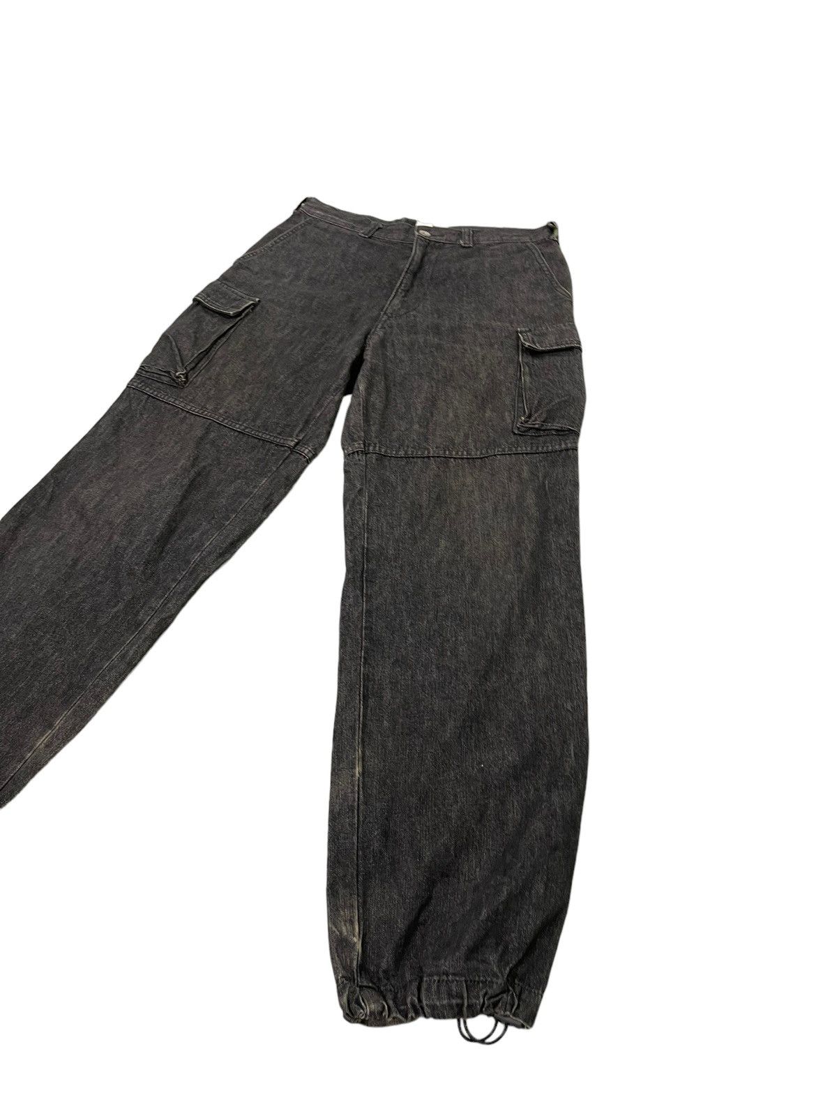 Japanese Brand Loose Cargo Jeans Scanner Japan 6🟦6 Size US 31 - 12 Thumbnail
