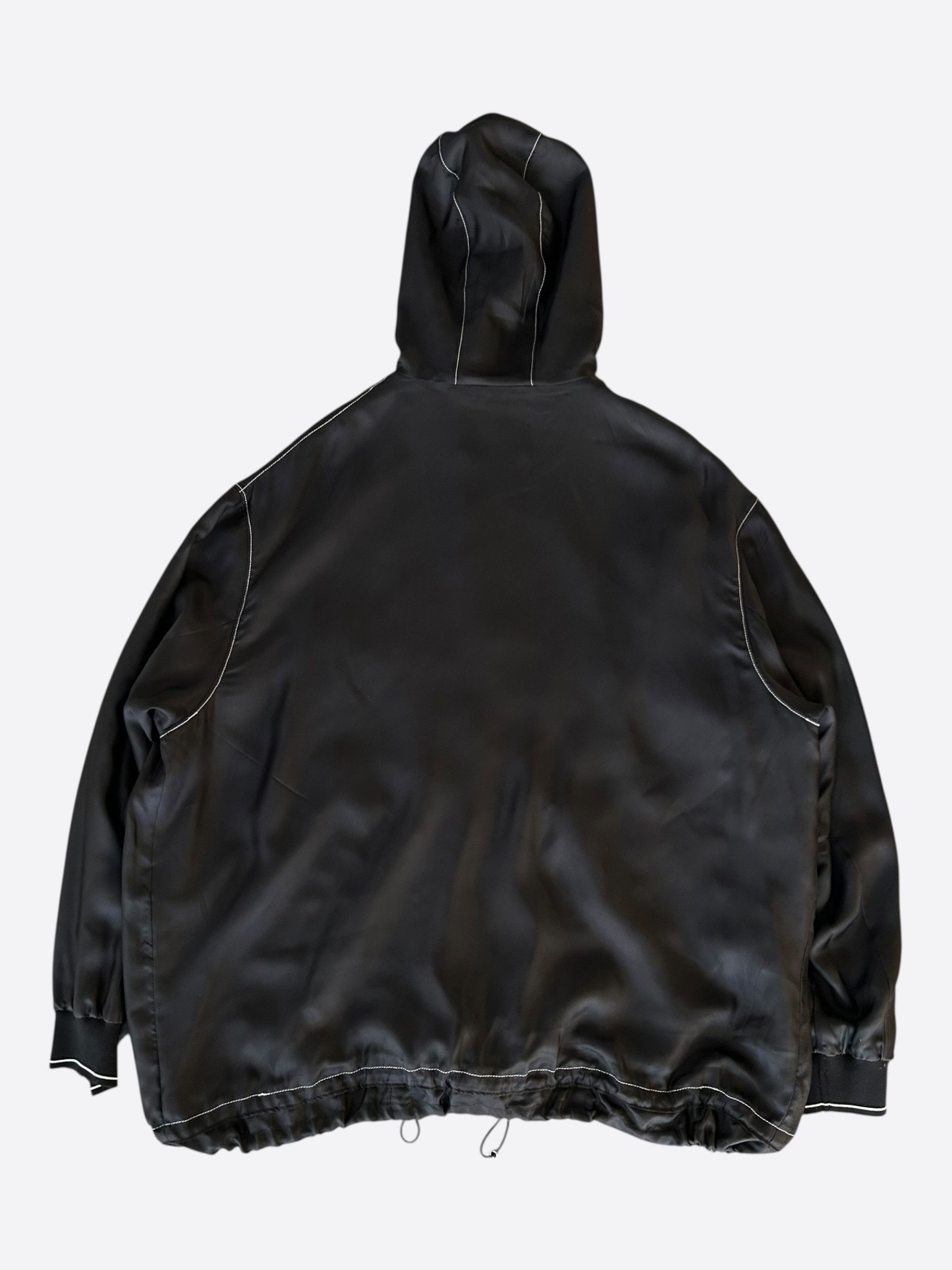 Prada Prada Black & White Nylon Blouson Jacket Size US XXL / EU 58 / 5 - 2 Thumbnail