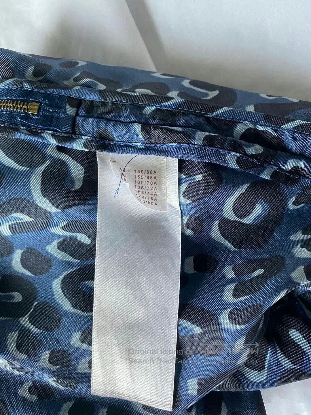 Louis Vuitton LV Silk Skirt. Size 33" - 6 Thumbnail