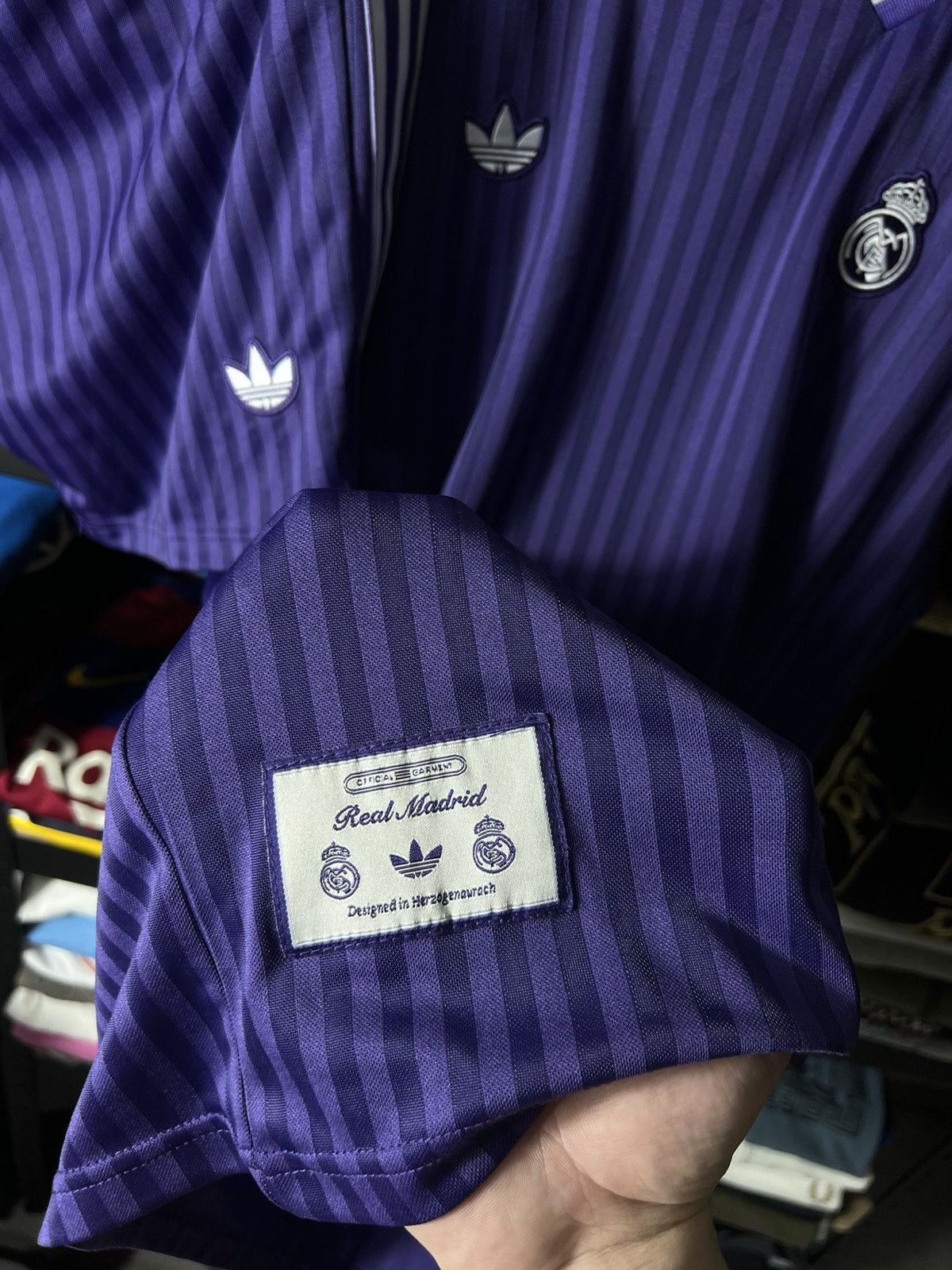 Adidas Adidas x Real Madrid Ronaldo #7 Football Jersey Shorts Set Size US 34 / EU 50 - 9 Thumbnail