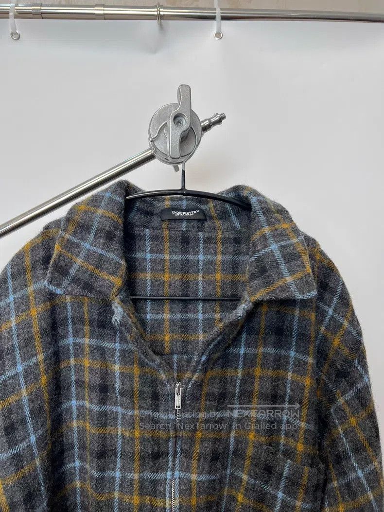 Undercover Undercover Wool blend oversized colorful check half-zip ja Size US L / EU 52-54 / 3 - 3 Thumbnail