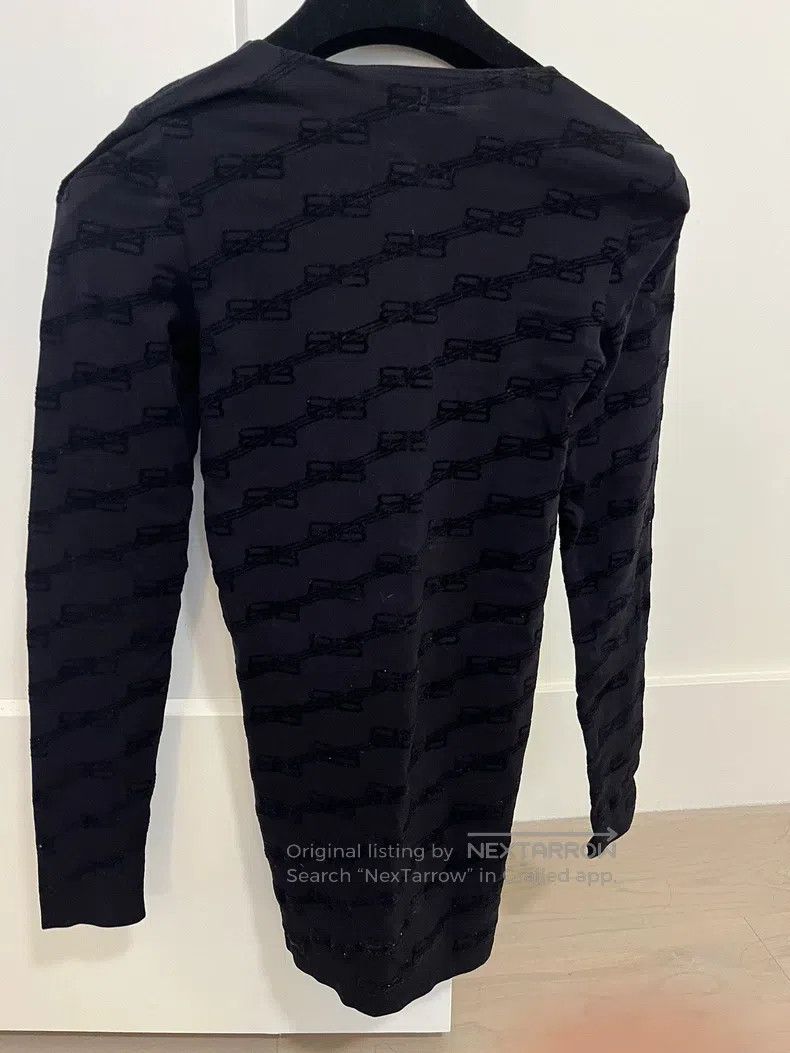 Balenciaga Balenciaga Monogram Black Classic BB Long Sleeve Super Tig Size M / US 6-8 / IT 42-44 - 3 Thumbnail