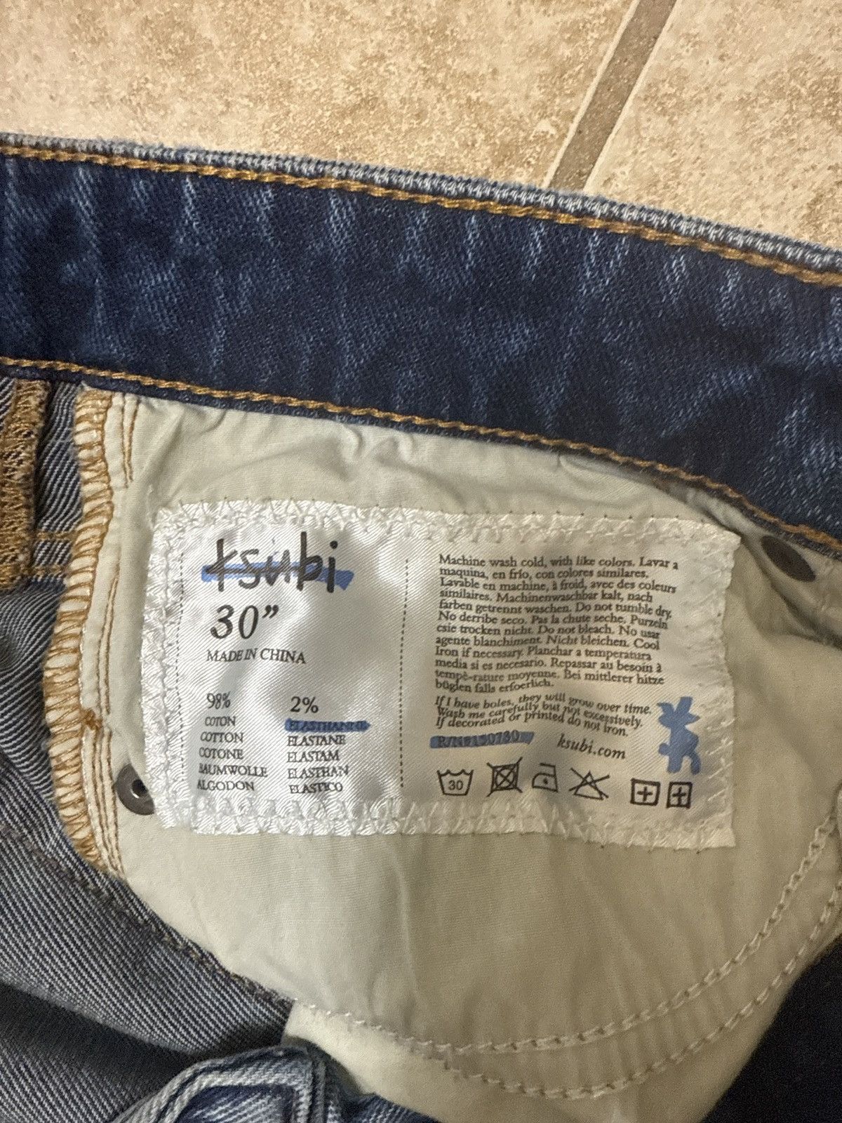 Ksubi Ksubi van winkle skyhigh trashed Size US 30 / EU 46 - 3 Thumbnail