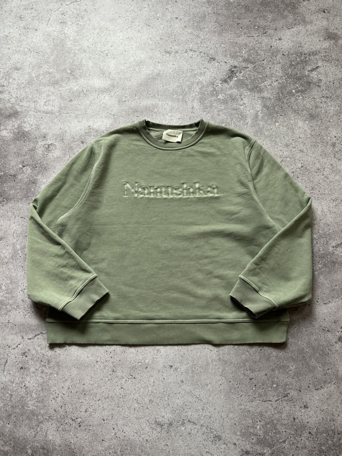 Nanushka Nanuska washed garment dayed Embroidered Sweatshirt Size US M / EU 48-50 / 2 - 1 Thumbnail