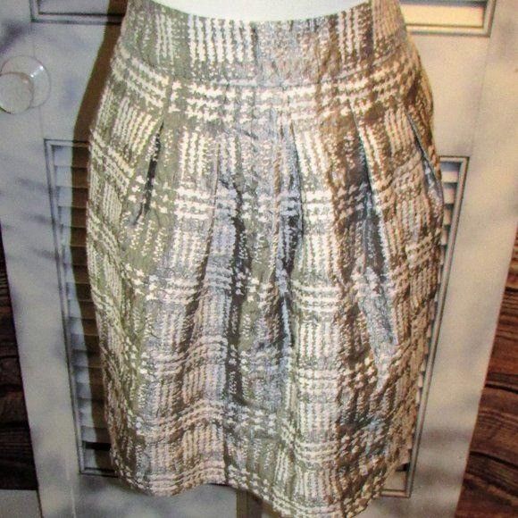 Other Limited Small Gray/Cream Skirt Size 30" / US 8 / IT 44 - 11 Thumbnail