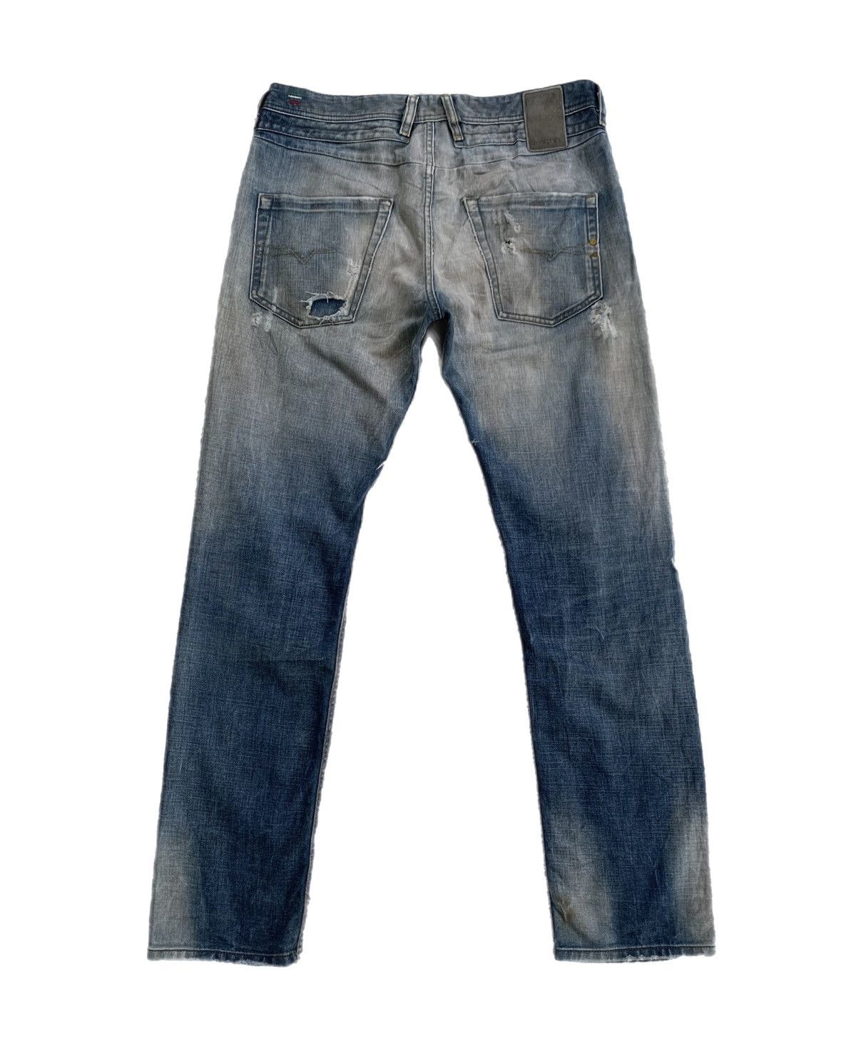 Diesel Distress Diesel Blue Eyecons 2014/1 Edition Denim Pant Size US 35 - 2 Thumbnail