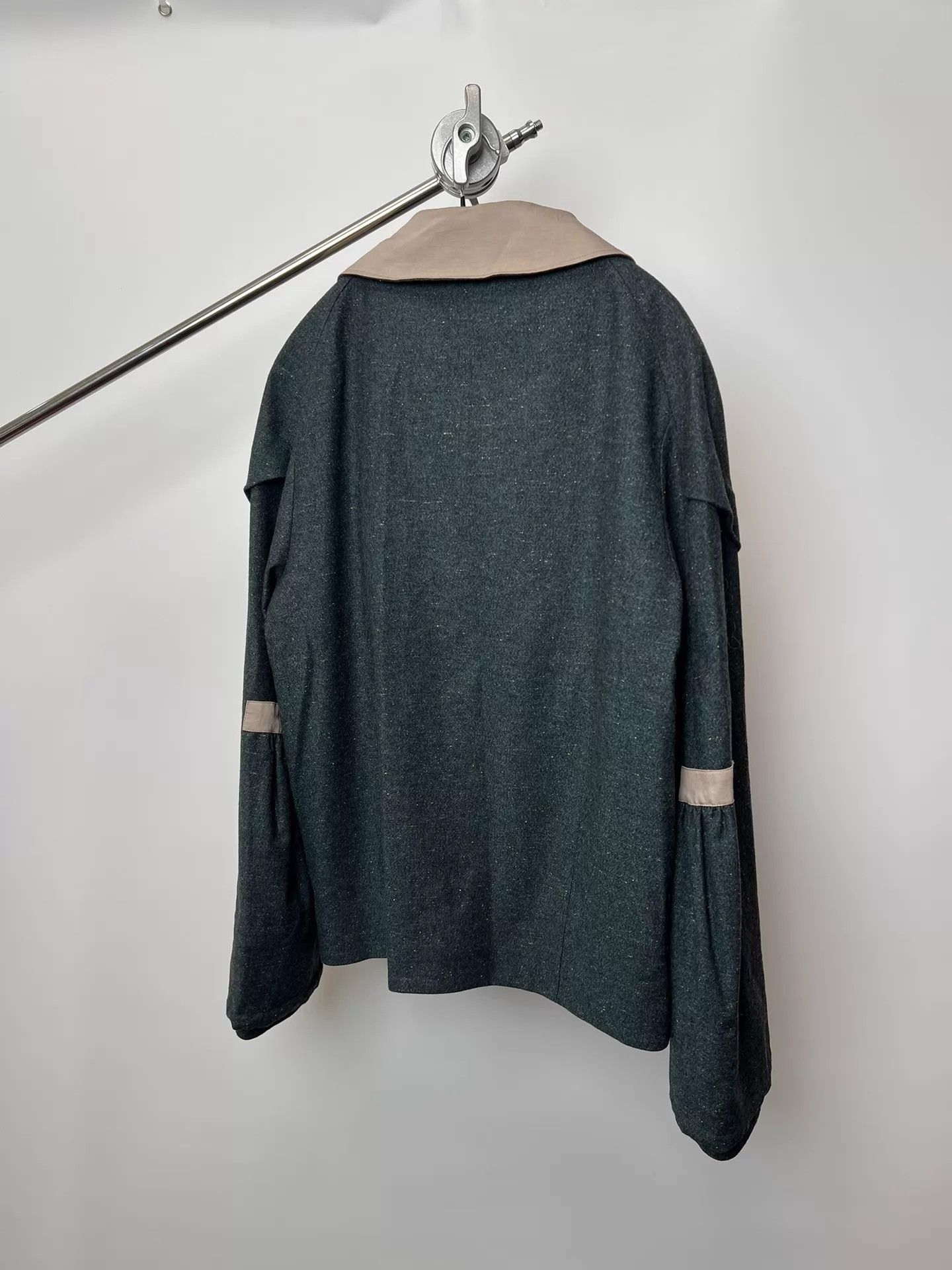 Kiko Kostadinov Kiko Kostadinov 22AW Deep Green Rose Button Wool Jkt Size US S / EU 44-46 / 1 - 6 Thumbnail
