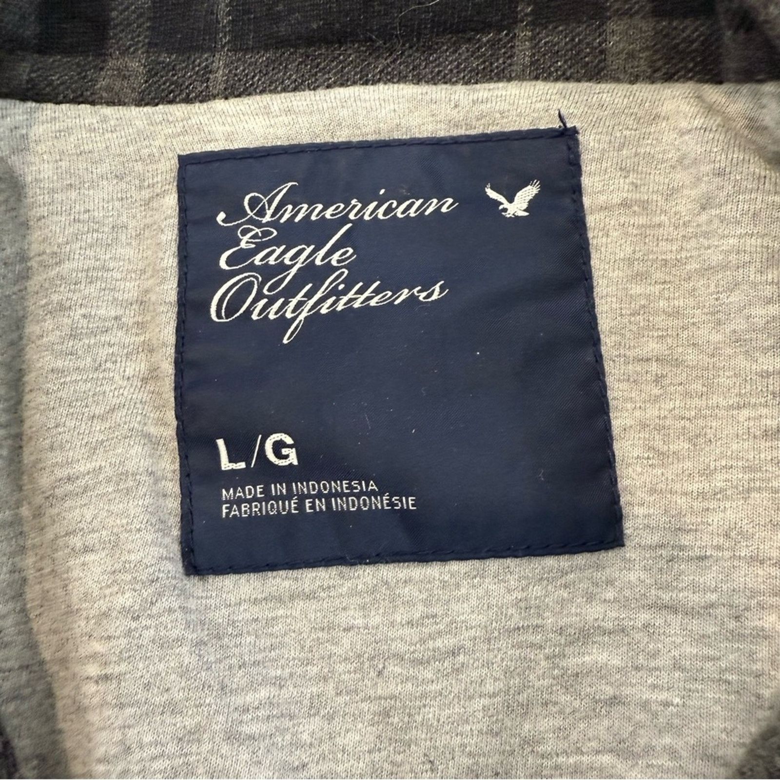 American Eagle Outfitters Y2K American Eagle Asymmetrical Plaid Moto Jacket Women’s L Size L / US 10 / IT 46 - 6 Thumbnail