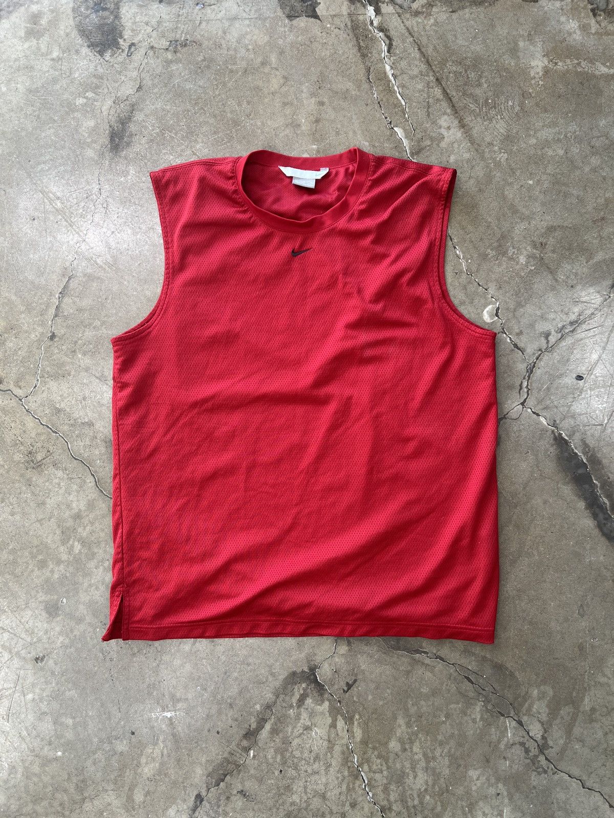 Nike × Vintage Vintage Early 2000 Nike Mesh Muscle Tank Top Large Size US L / EU 52-54 / 3 - 2 Thumbnail