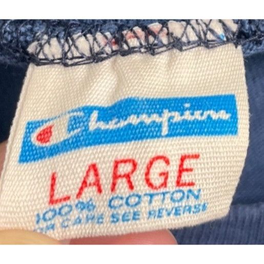 Champion RARE Vintage Chicago Bears Unisex Large L LG Navy Blue Oran Size US L / EU 52-54 / 3 - 4 Thumbnail