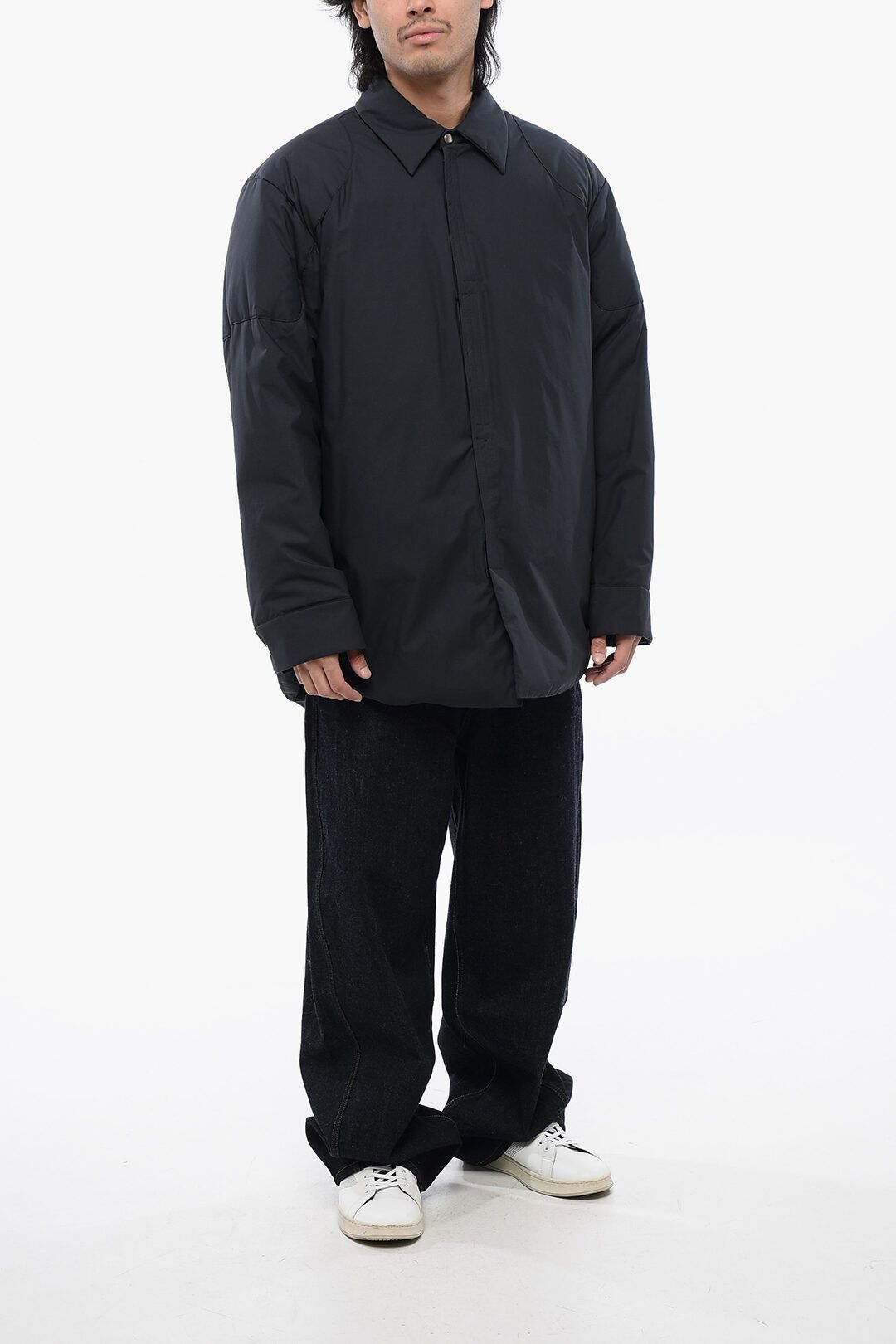 Jil Sander og1mm0625 Strap Closure Down Jacket in Black Size US L / EU 52-54 / 3 - 4 Thumbnail