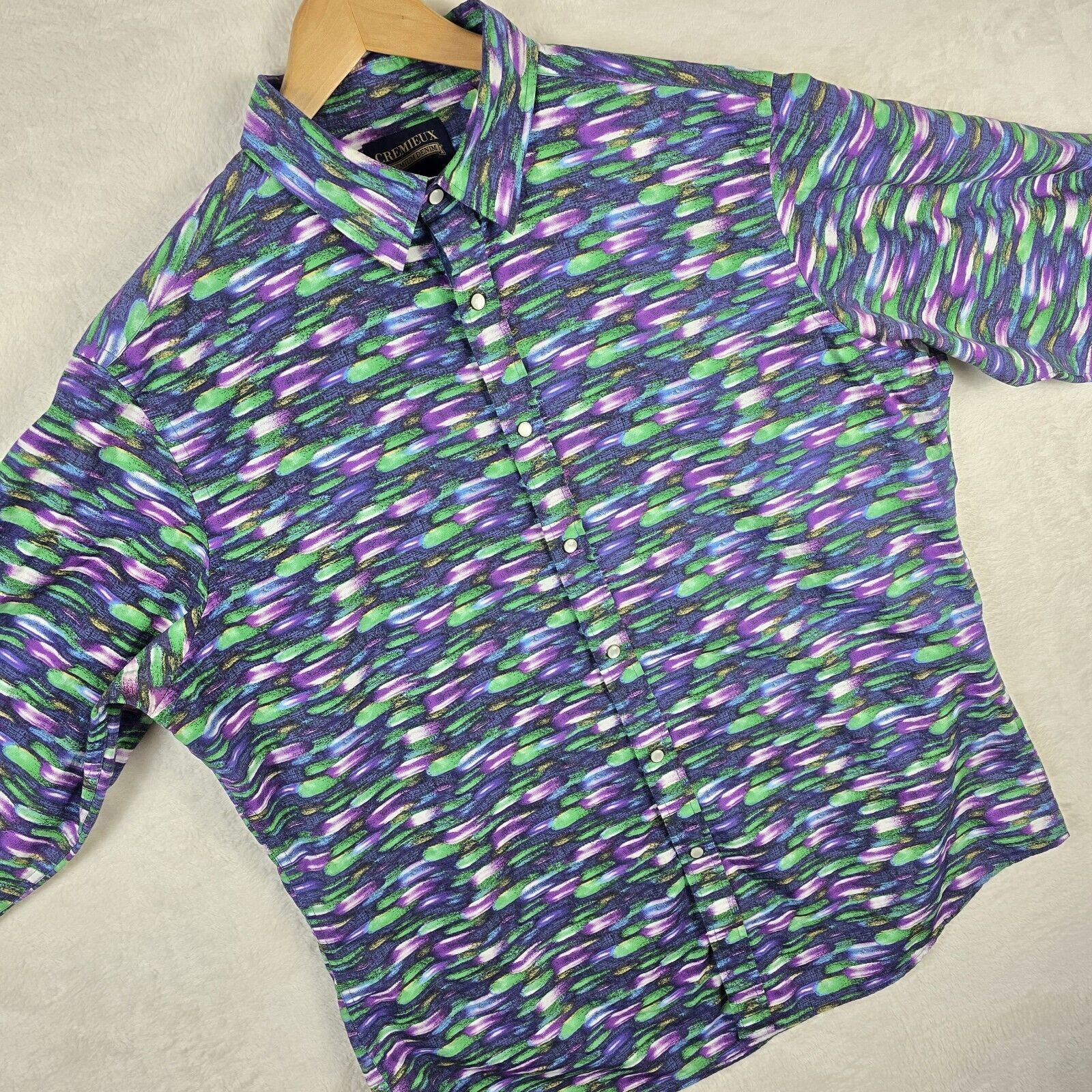 Cremieux Cremieux Shirt Mens XL Multicolor AOP Geometric Abstract Size US XL / EU 56 / 4 - 8 Thumbnail