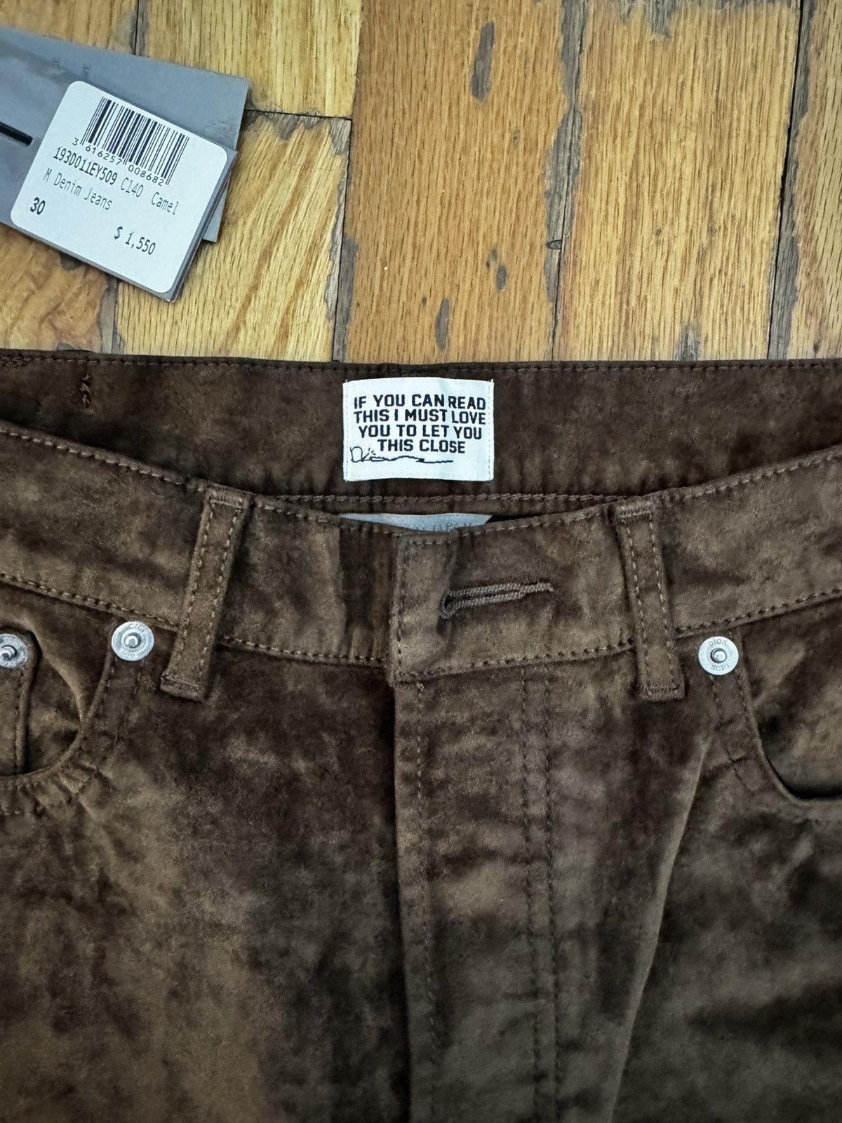 Dior × Kim Jones × Travis Scott DIOR 2022AW × CACTUS JACK SLIM FIT VELVET PANTS Size US 30 / EU 46 - 3 Thumbnail