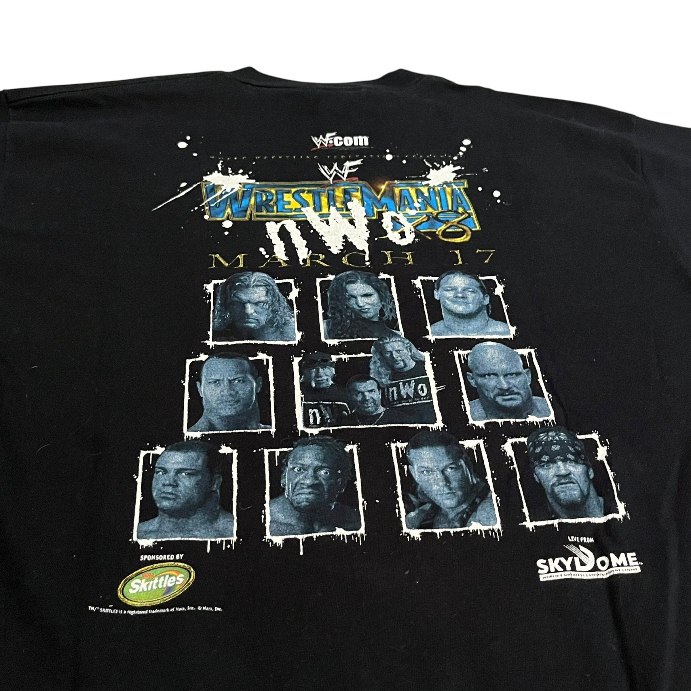 WWE VINTAGE Wrestlemania X8 NWO T Shirt 2002 WWF Wrestling Size US XL / EU 56 / 4 - 7 Thumbnail