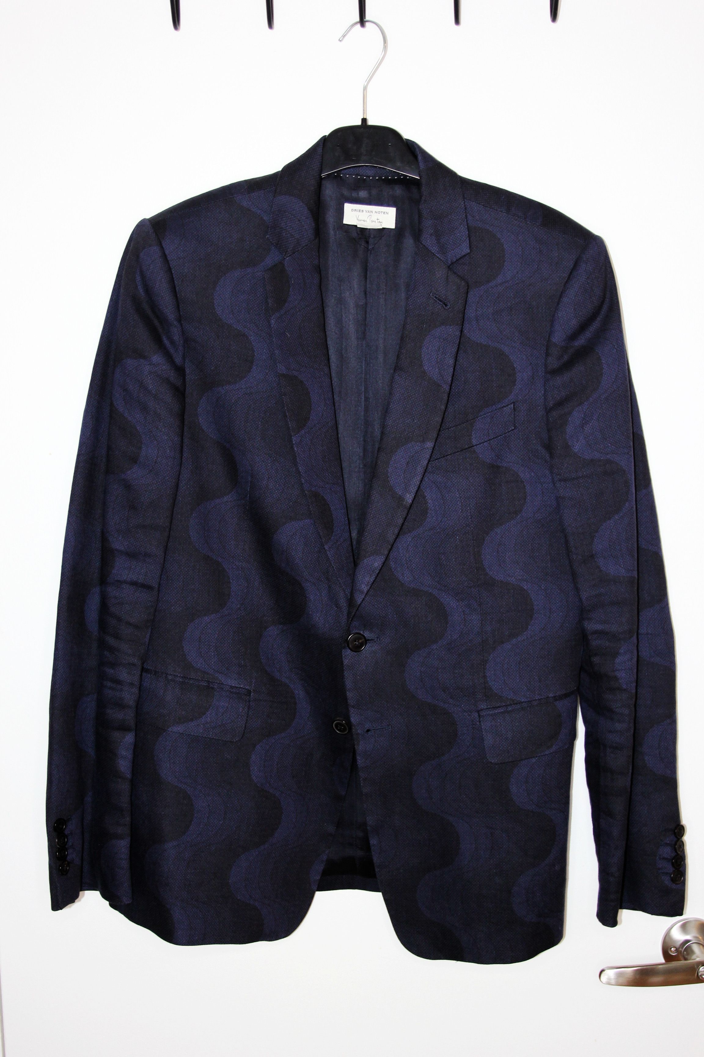 テーラードジャケット Dries Van Noten Verner Panton Blazer Dries Van Noten SS19 DRIES VAN NOTEN x VERNER PANTON PRINTED