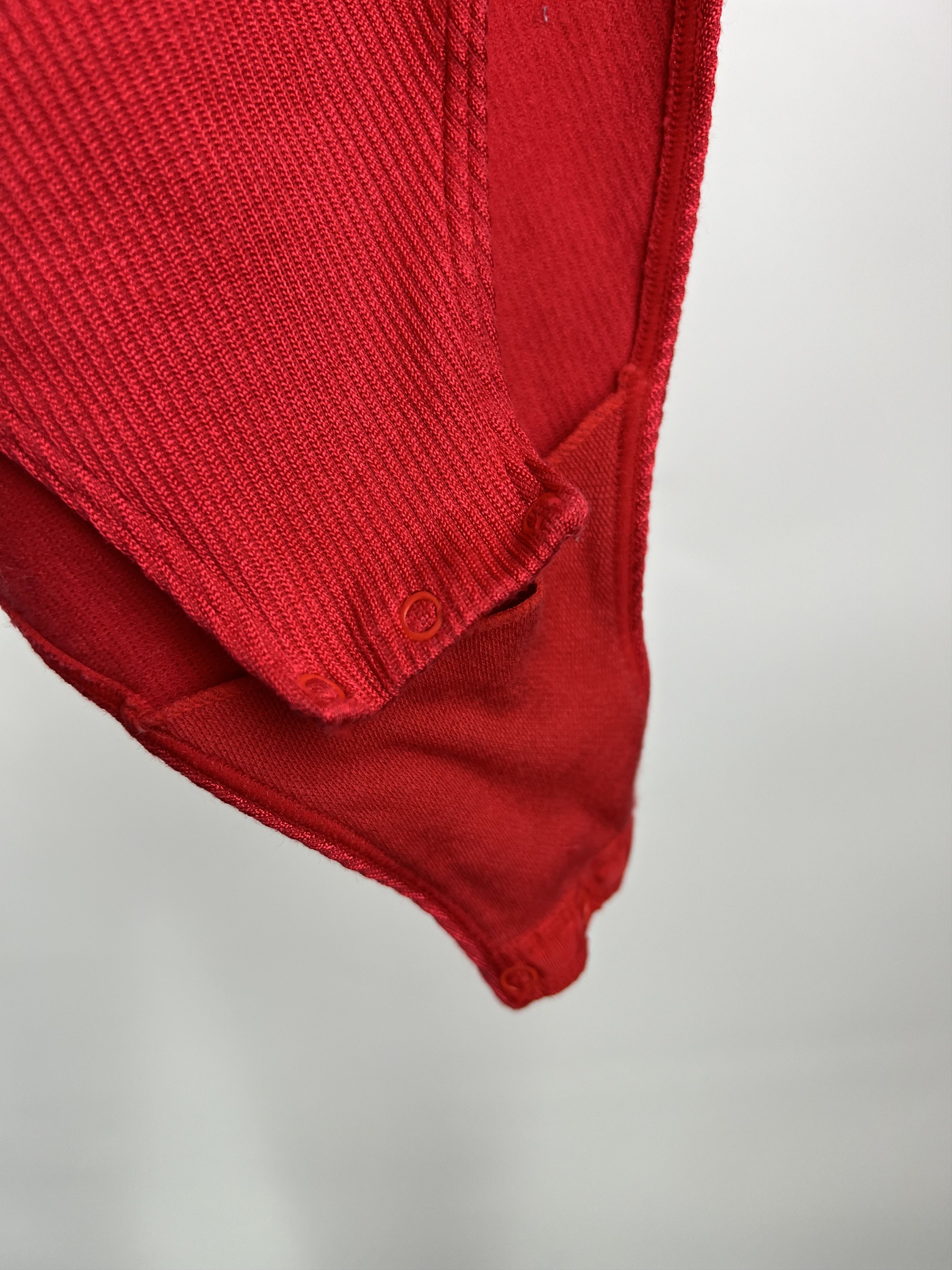 Wolford Wolford Red Ribbed Bodysuit Size M Size M / US 6-8 / IT 42-44 - 10 Thumbnail