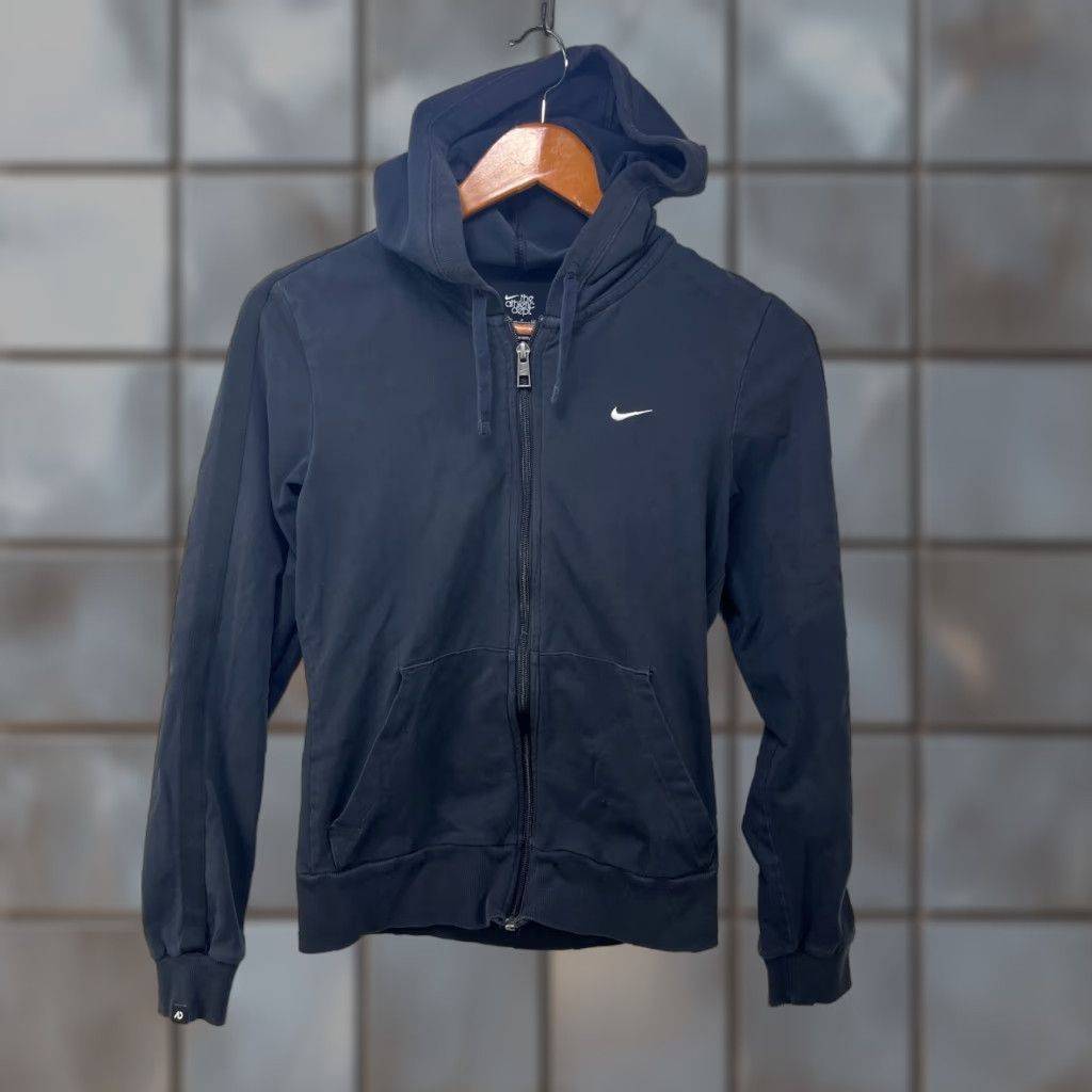 Nike VINTAGE Nike Hoodie Womens Small Zip Up Y2K Size S / US 4 / IT 40 - 1 Thumbnail