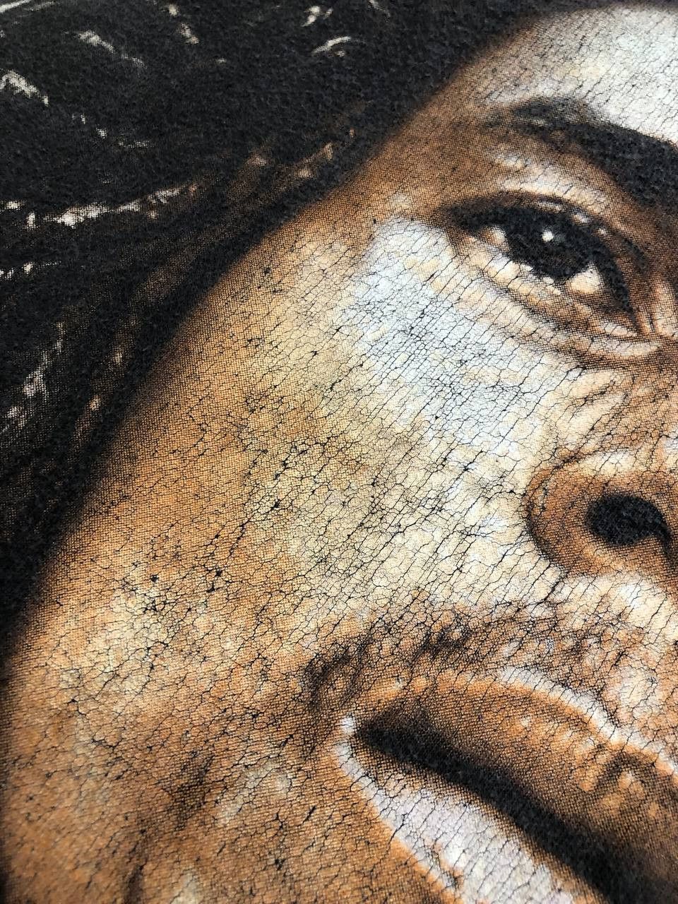 Bob Marley Vintage Men's T-Shirt Bob Marley Big Crazy Print Y2K Size M Size US M / EU 48-50 / 2 - 5 Thumbnail