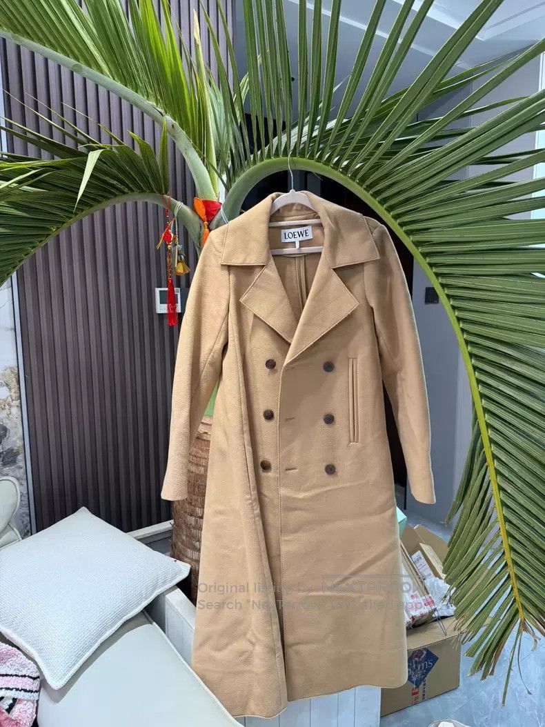 Loewe Loewe Double Faced Velvet Coat, Women's Woolen Jacket Size XXS / US 00 / IT 34 - 1 Thumbnail