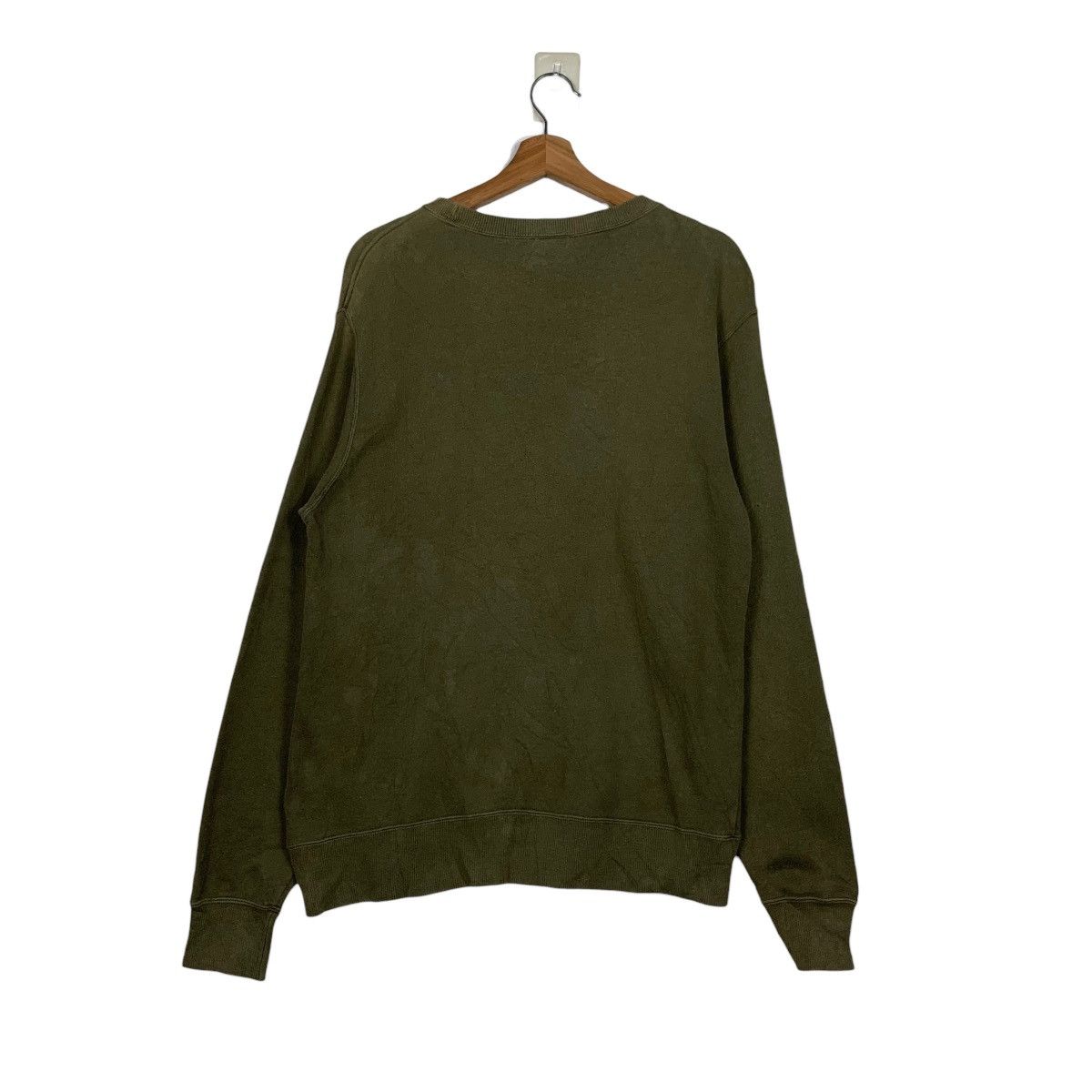 Japanese Brand CHAMPION Olive Green Crewneck Sweatshirt #2635-C118 Size US L / EU 52-54 / 3 - 7 Thumbnail