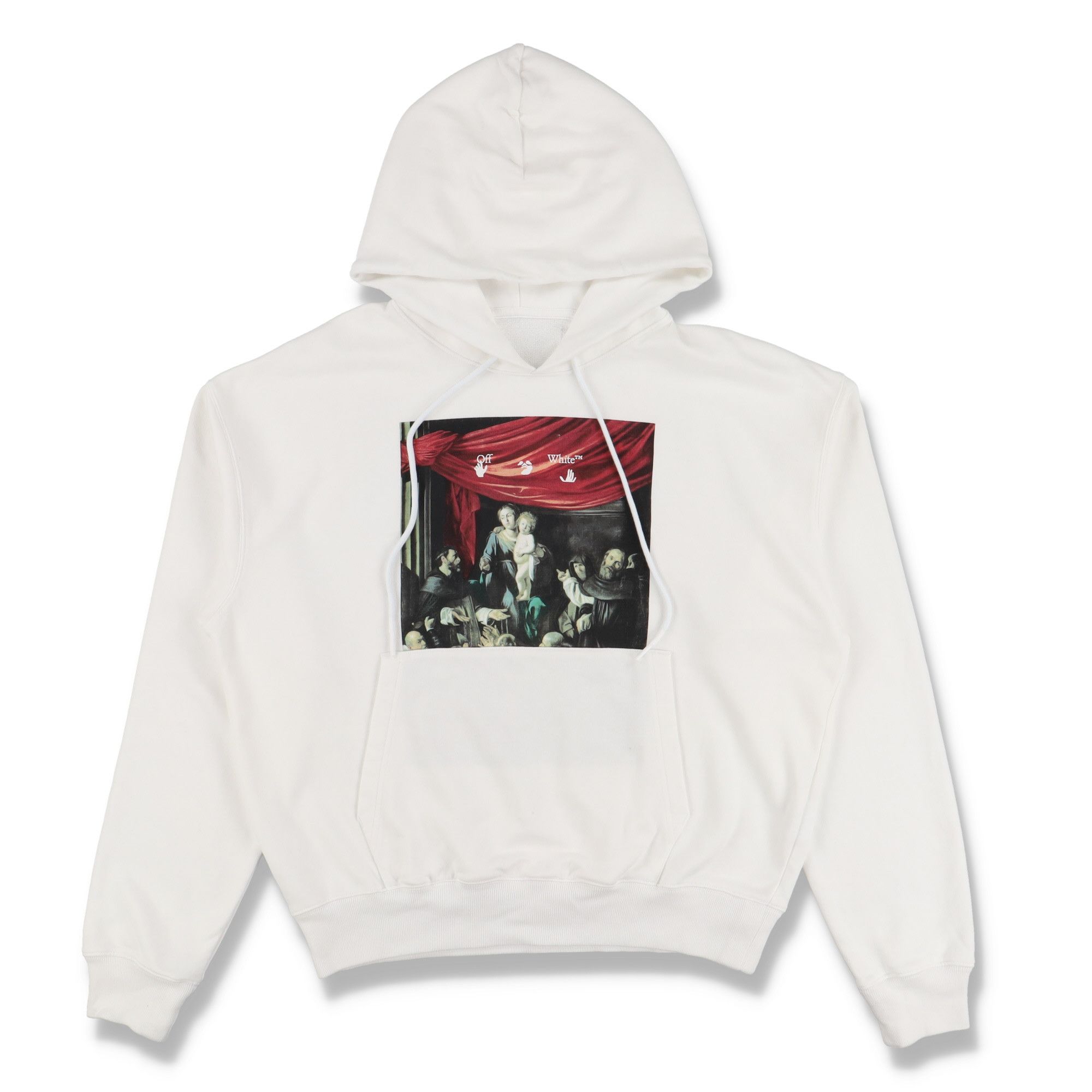 Off-White White Caravaggio Arrows Oversized Hoodie Size US XS / EU 42 / 0 - 1 Thumbnail
