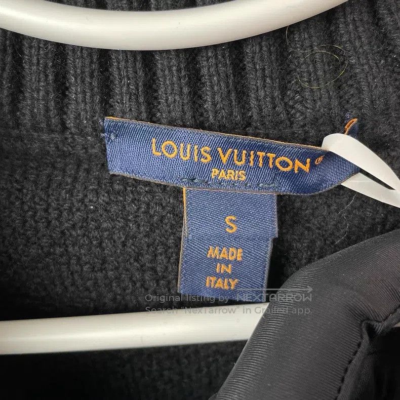 Louis Vuitton Louis Vuitton Black rhombus knit cardigan jacket Size US S / EU 44-46 / 1 - 9 Thumbnail