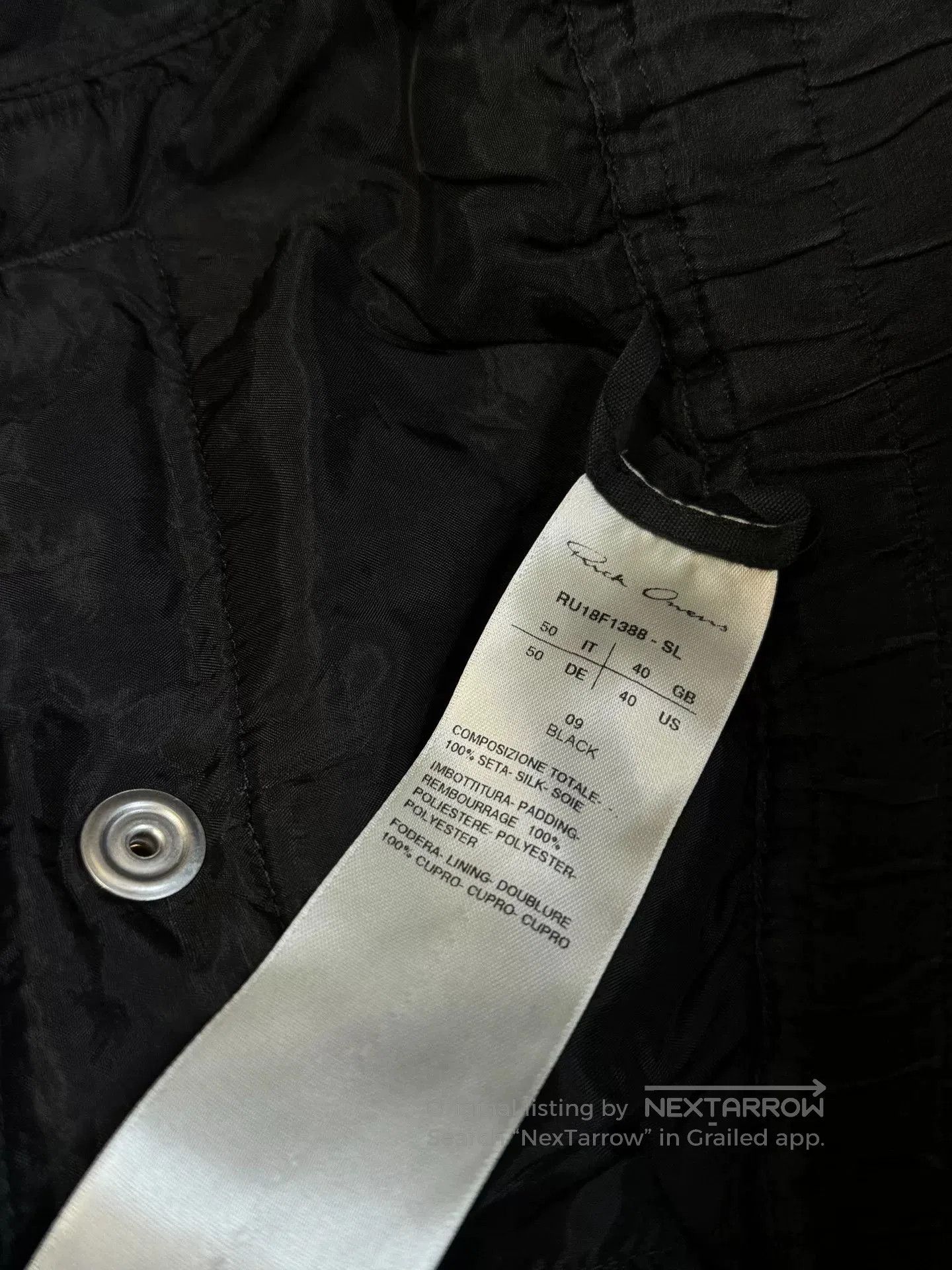 Rick Owens Rick Owens 18FW Zipper Cuff Pants. Size US 34 / EU 50 - 9 Thumbnail