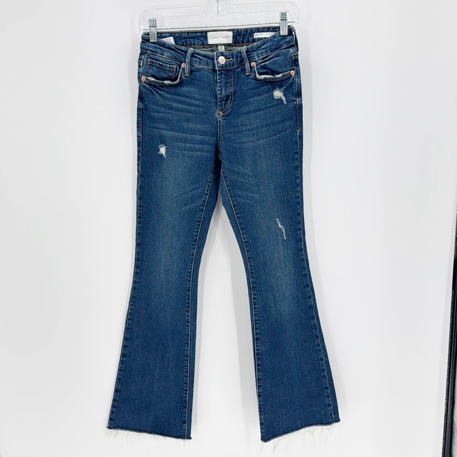 Other Dear John Midrise raw hem jaxtyn bootcut western bohemian Size 25" / US 0 / IT 36 - 1 Thumbnail