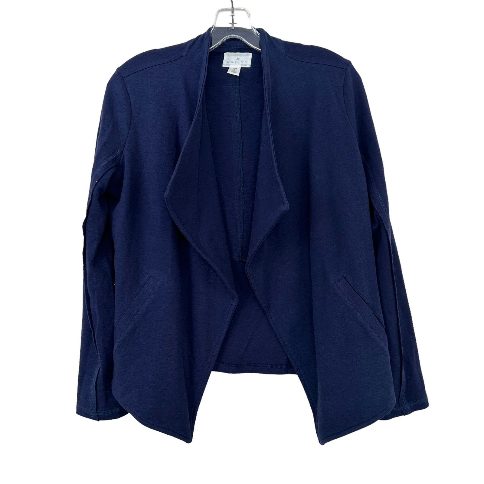 Other Caslon Navy Blue Open Front Cardigan Sz PS Size S / US 4 / IT 40 - 1 Thumbnail