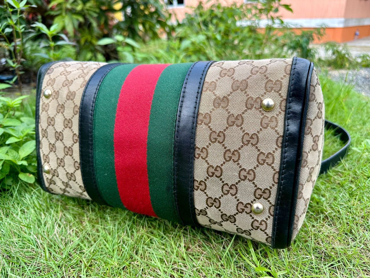Gucci Authentic Gucci Monogram GG Boston Bag Size ONE SIZE - 4 Thumbnail