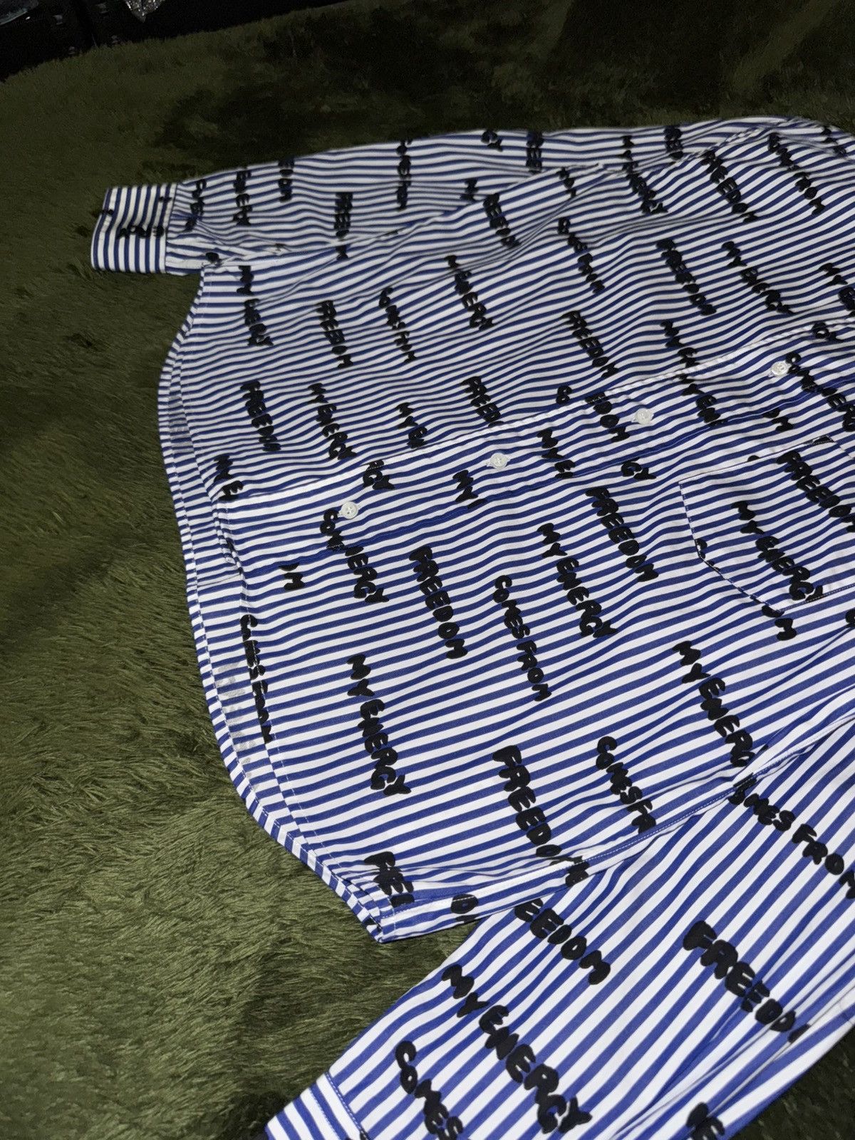 Comme des Garcons SHIRT [M] COMME des GARÇONS Shirt 24AW FRANCE MADE Lettering Shirt Size US M / EU 48-50 / 2 - 5 Thumbnail