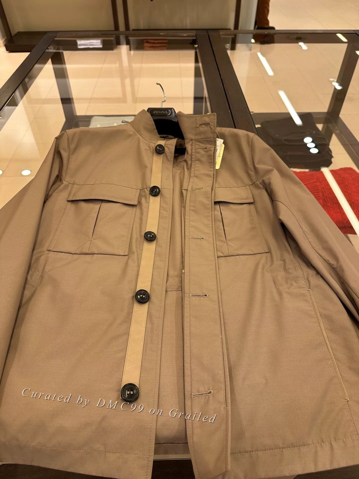 Ermenegildo Zegna Zegna Beige Men’s Thin Jacket Size US M / EU 48-50 / 2 - 8 Thumbnail