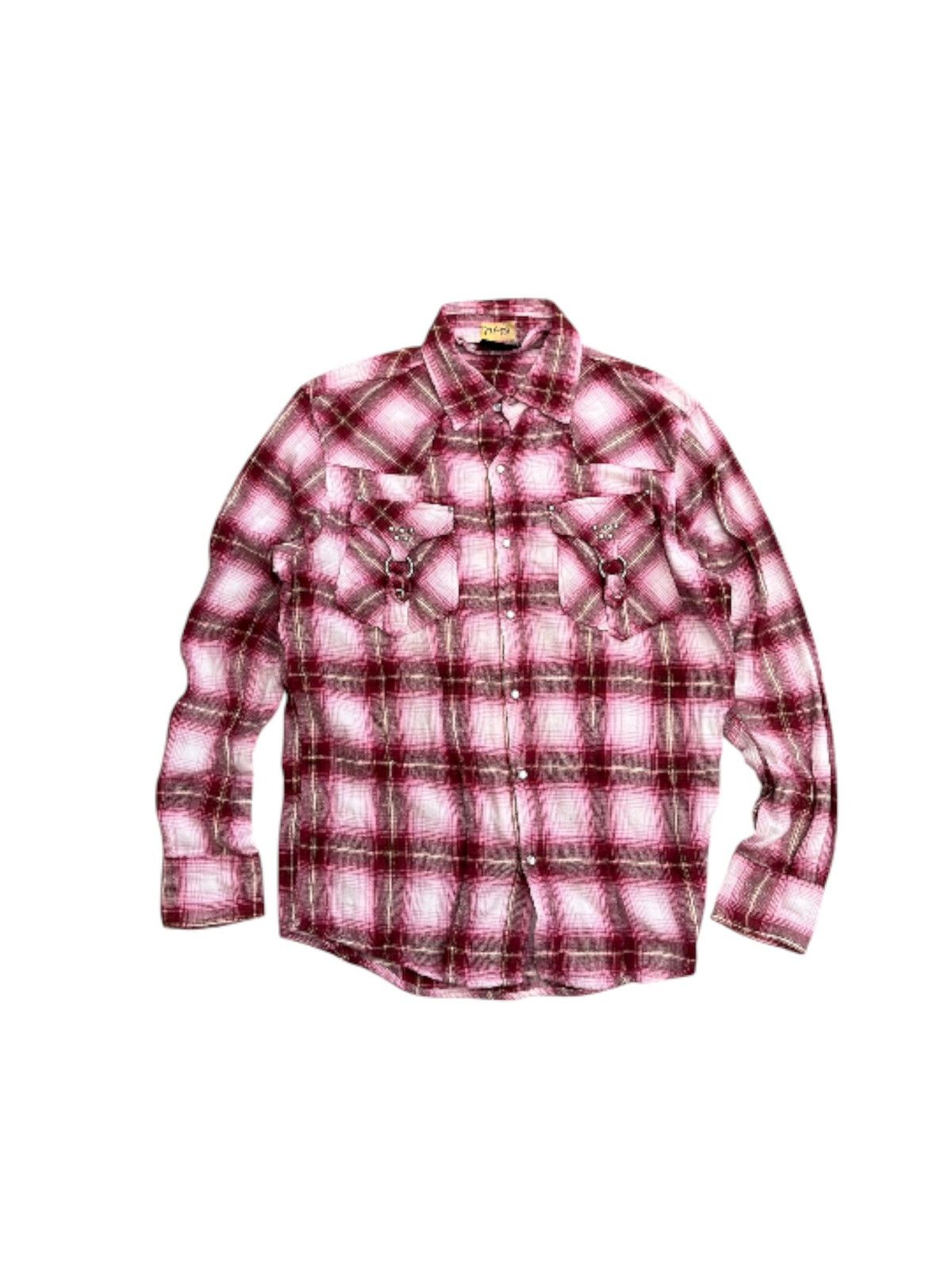 Cowboy Hovering Studed Longslevee Button Shirts