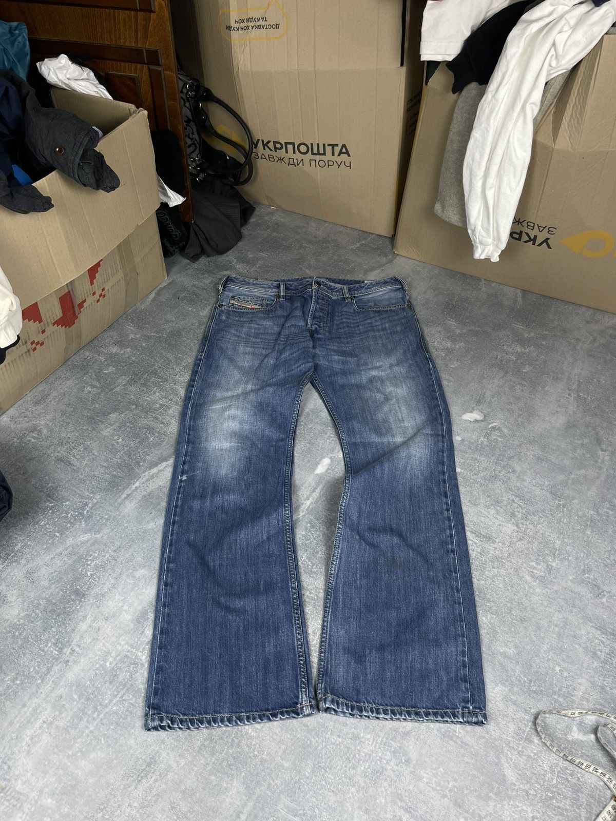 Diesel Crazy flared Diesel Larkee washed denim jeans Size US 34 / EU 50 - 2 Thumbnail