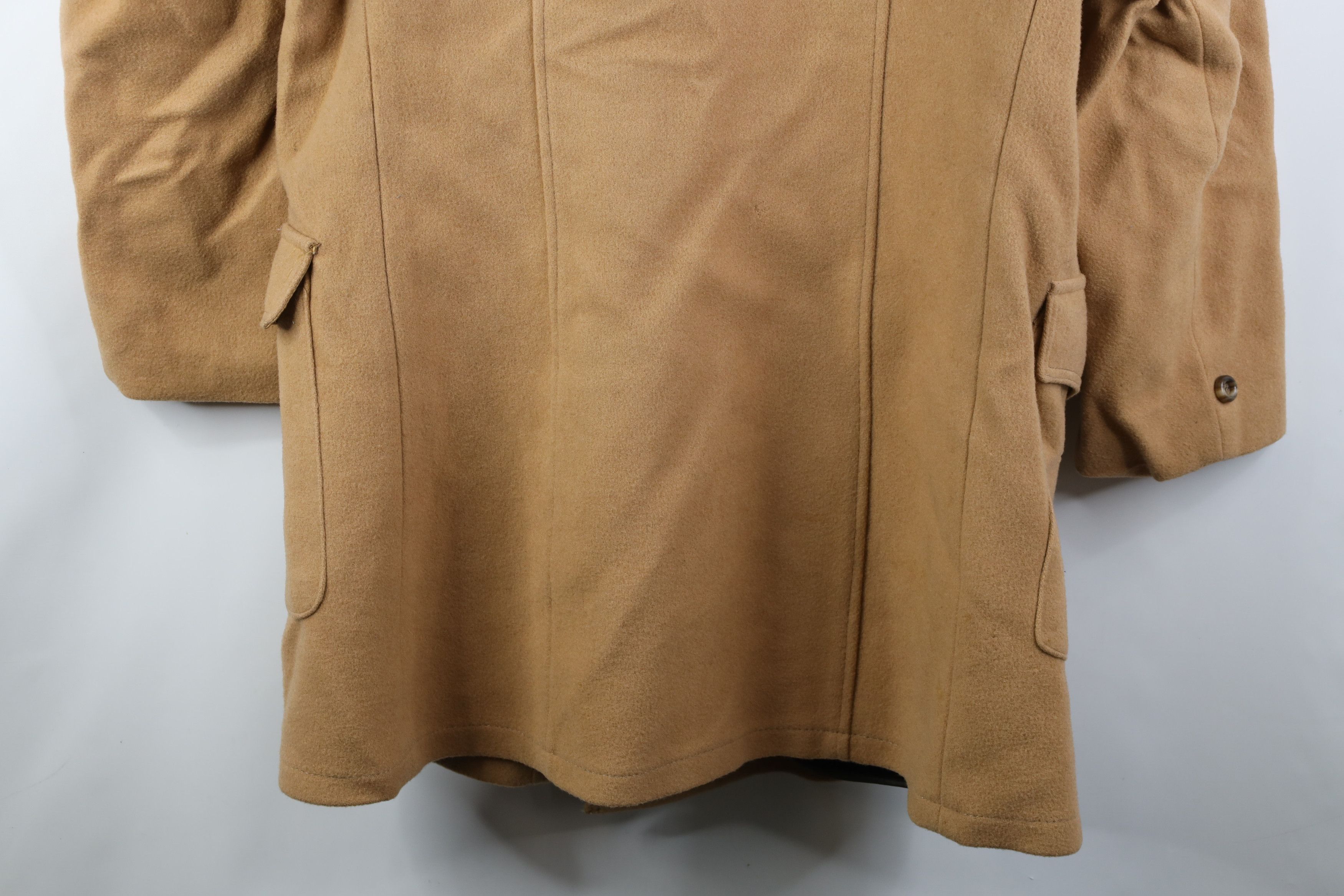 Vintage Vintage 70s Streetwear Wool Rancher Peacoat Jacket Beige USA Size US XXL / EU 58 / 5 - 17 Thumbnail