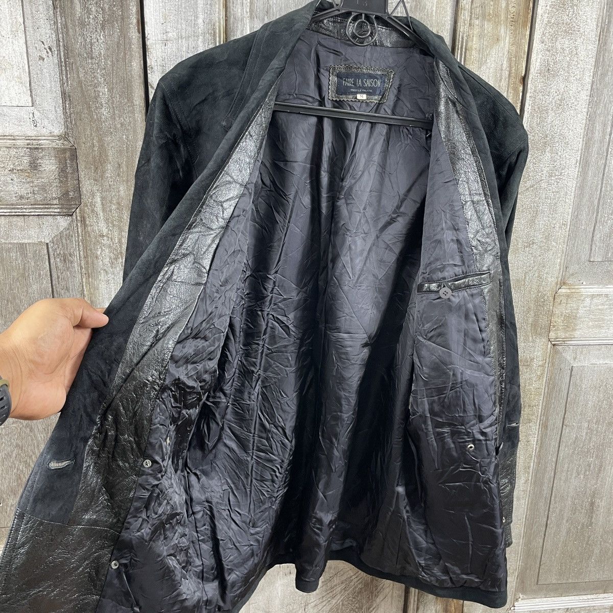 Japanese Brand × Leather × Vintage Vintage Japanese Brand Leather Coat Size US M / EU 48-50 / 2 - 4 Thumbnail
