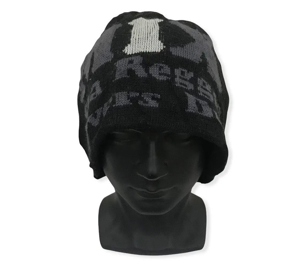 Japanese Brand Japanese Brand Spellout Beanie Hat Size ONE SIZE - 1 Thumbnail