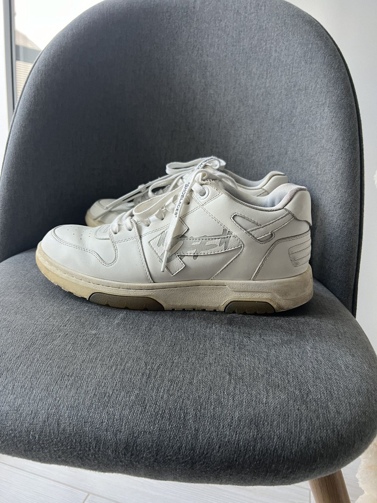 Off-White OFF WHITE Office Sneakers White 42 Size US 9.5 / EU 42-43 - 5 Thumbnail