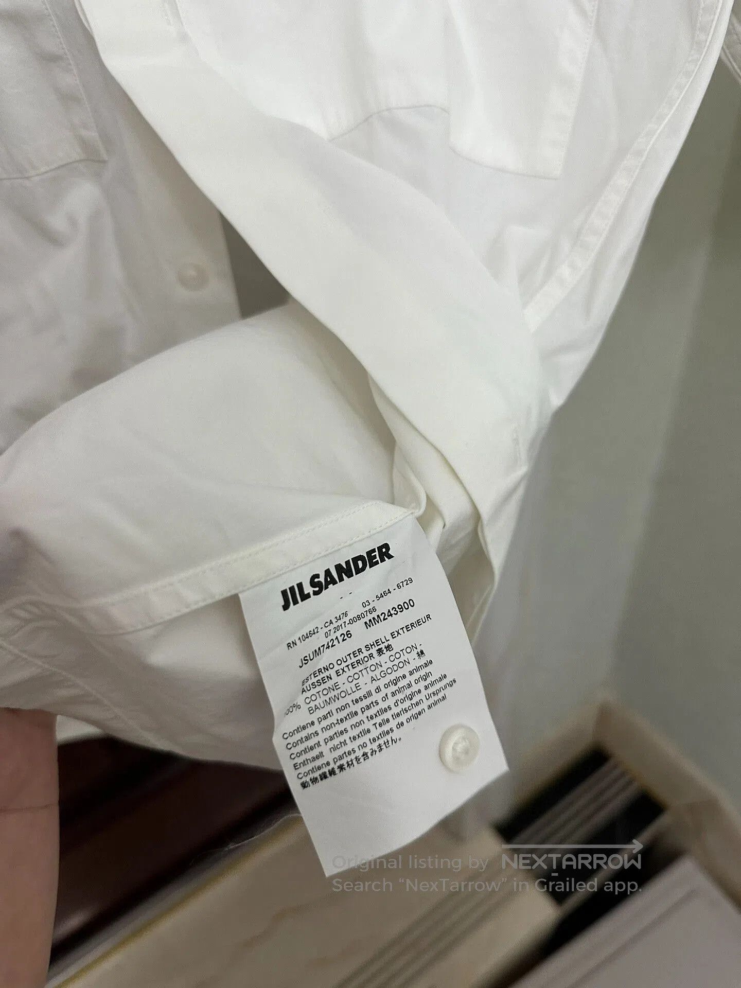 Jil Sander Jil Sander Short Sleeve Shirt for Men. Size US S / EU 44-46 / 1 - 5 Thumbnail