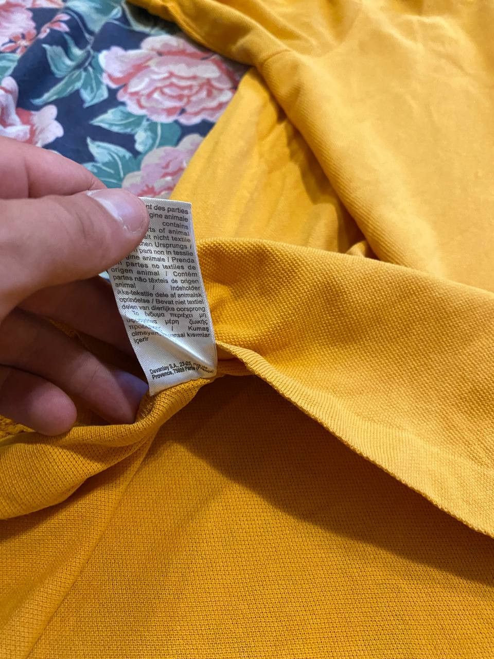 Lacoste Vintage Polo logo Lacoste yellow Y2K T-Shirt streetwear Size US M / EU 48-50 / 2 - 4 Thumbnail