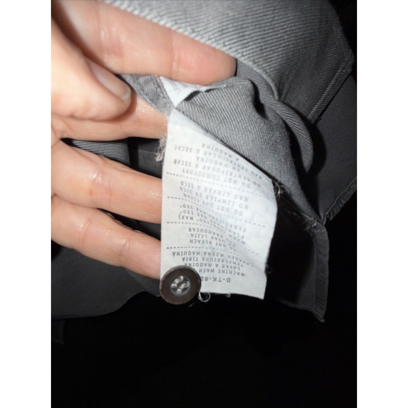 Ermenegildo Zegna Ermenegildo Zegna Sz L Shirt Gray Cotton Blend Made in Italy Size US L / EU 52-54 / 3 - 4 Thumbnail