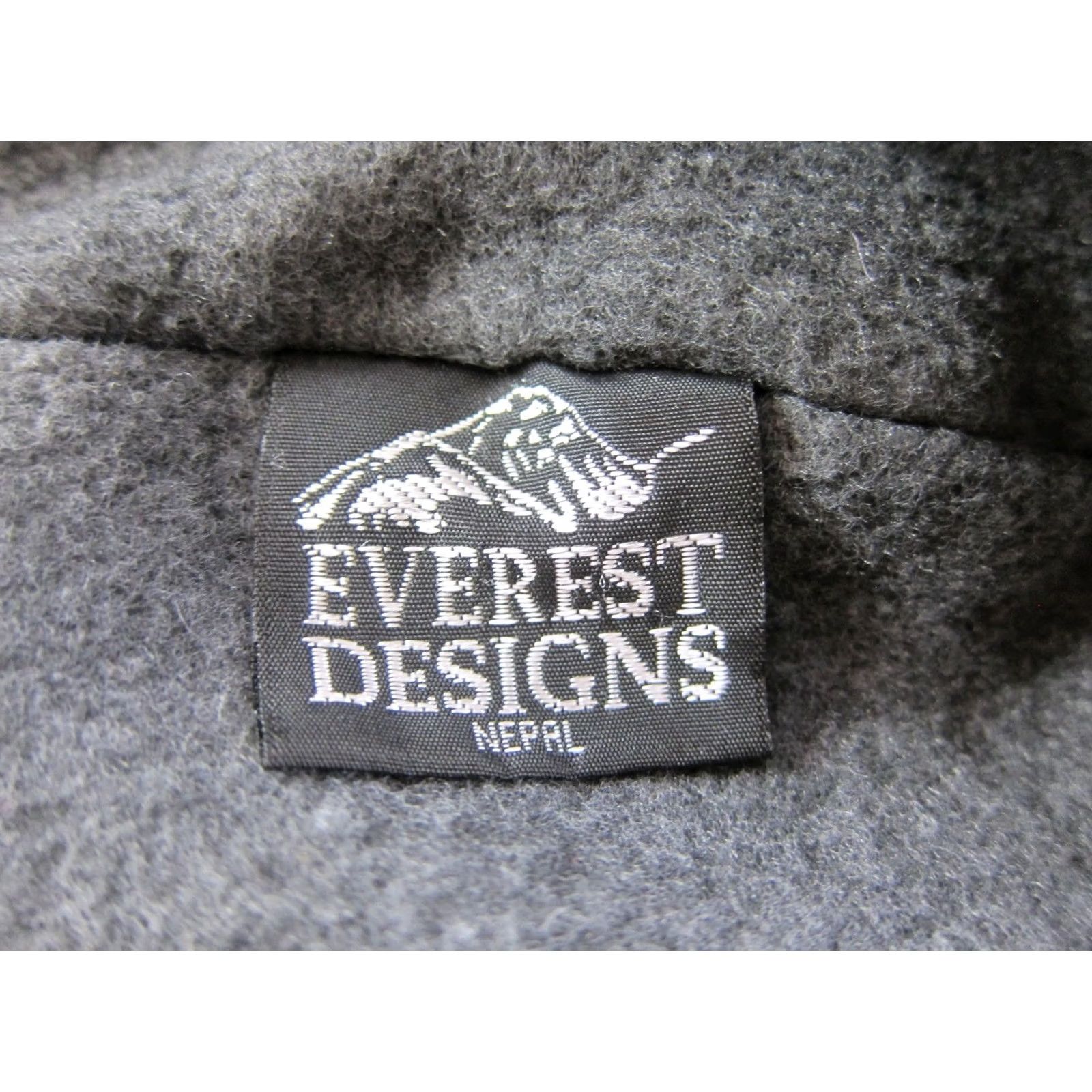 Vintage Everest Nepal 100% Wool Grey Ivory Fleece Lined Earflap Trapper Beanie Hat OS Size ONE SIZE - 4 Thumbnail