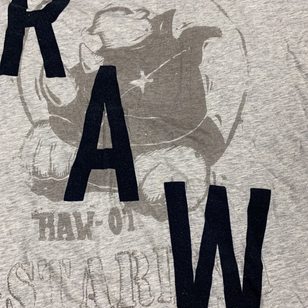 Vintage Vintage Y2K G-Star Raw Sun Faded Graphic Tee Streetwear L Size US L / EU 52-54 / 3 - 5 Thumbnail