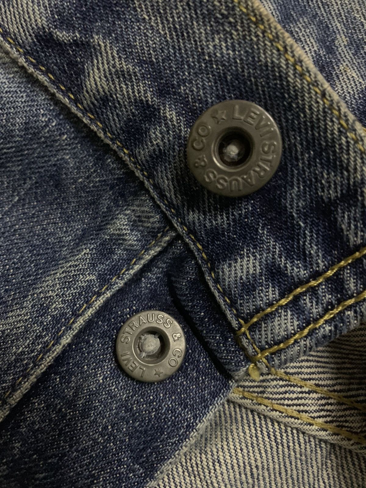 Levi's Vintage Clothing 💥Vintage Japan Levi’s Kurt Cobain Buckle Back Denim Size US 29 - 3 Thumbnail